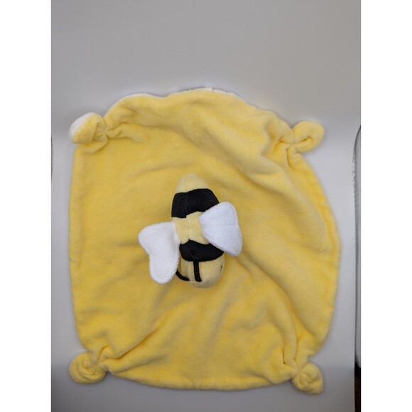 Burts Bees Lovey Bumble Bee Baby Security Blanket Yellow Lovie Organic - Picture 2 of 5